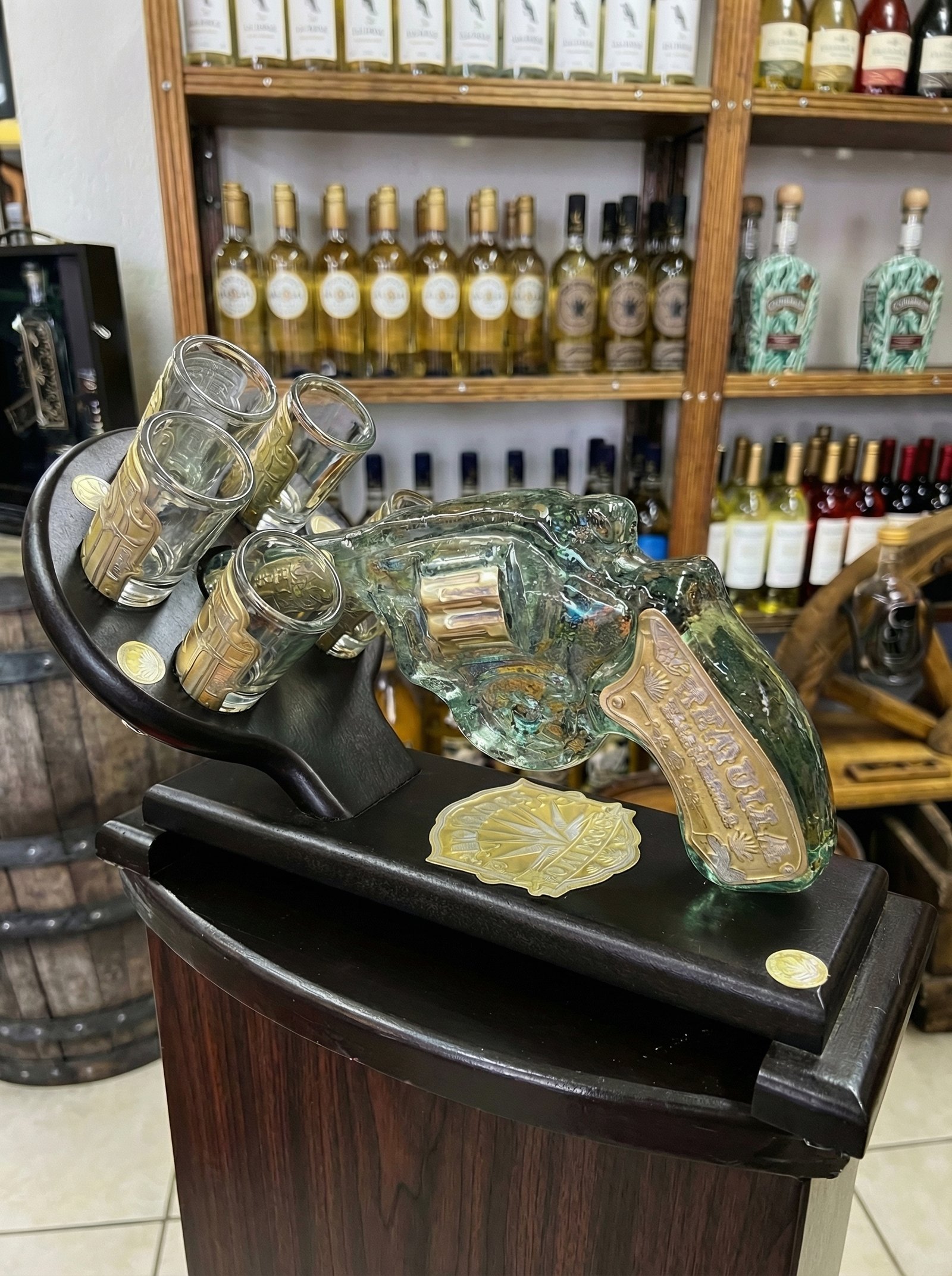 Decantador Revólver artesanal